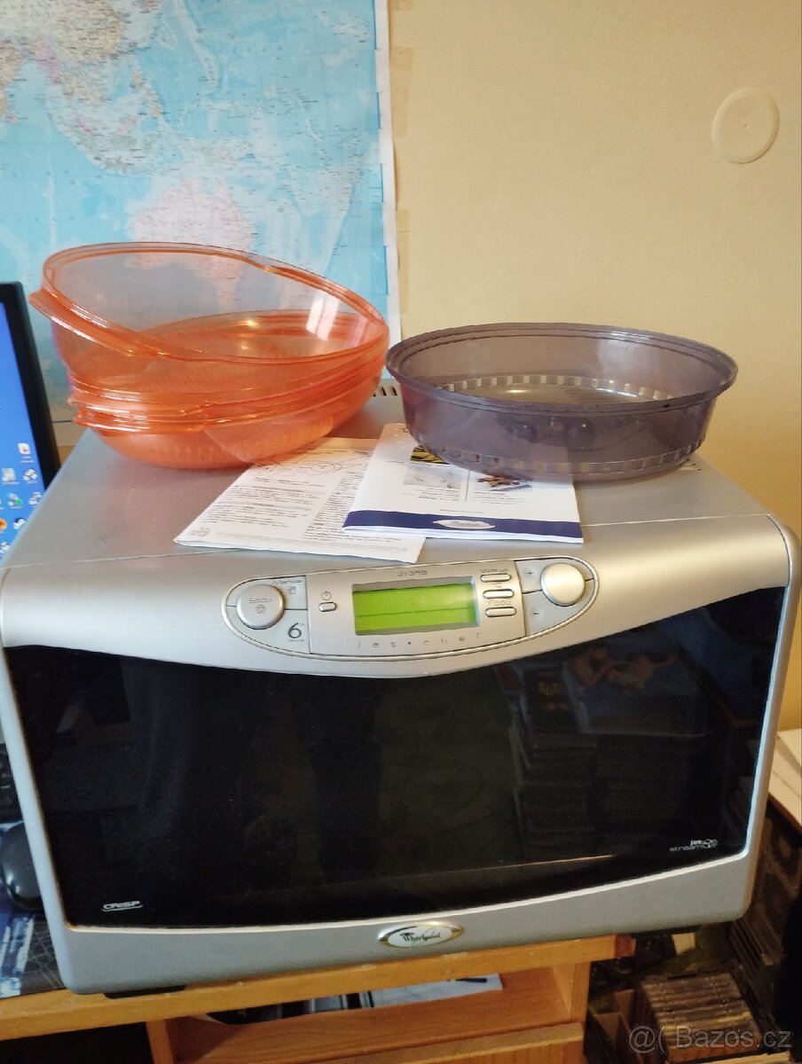 Whirlpool mikrovlnná trouba gril horkovzduch pára ...JT359