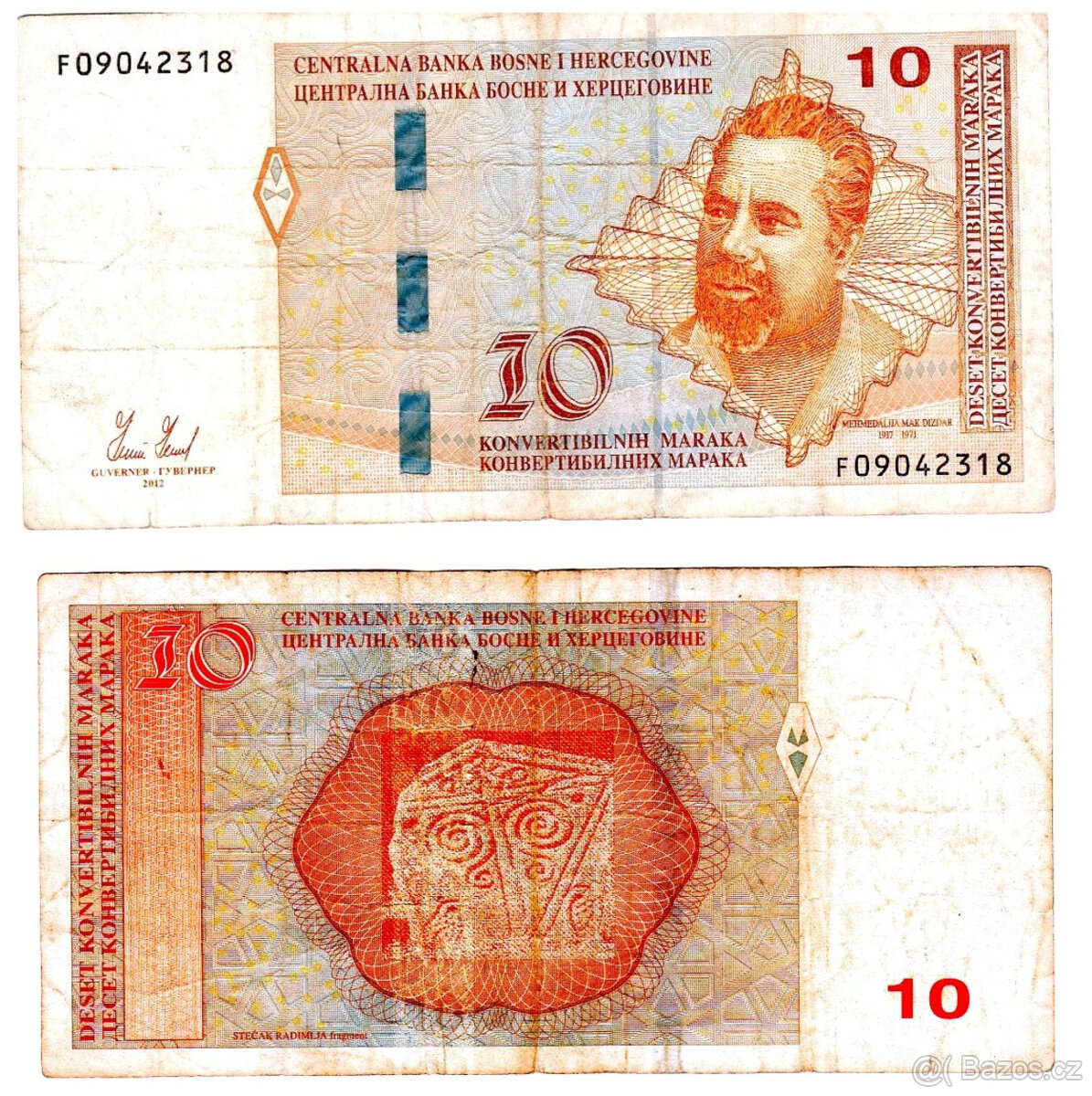 Bankovka 10 Kovertabilnih MARAKA
