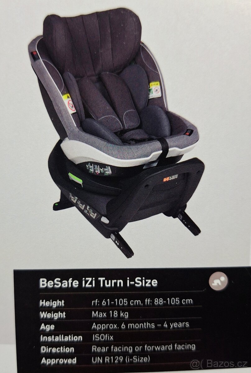 Autosedačka BeSafe iZi Turn i-Size [Premium Car Interior