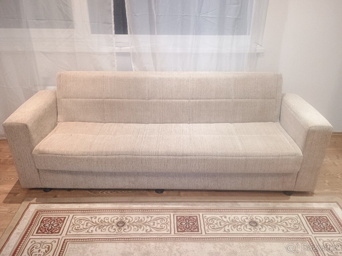 Prodám rozkládací textilní sedací 3 + 2 + 1 soupravu