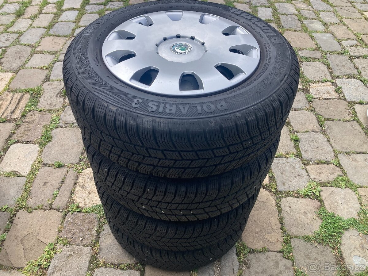 Zimní kola ŠKODA OCTAVIA II 15" 5x112 ET47 BARUM 195/65R15