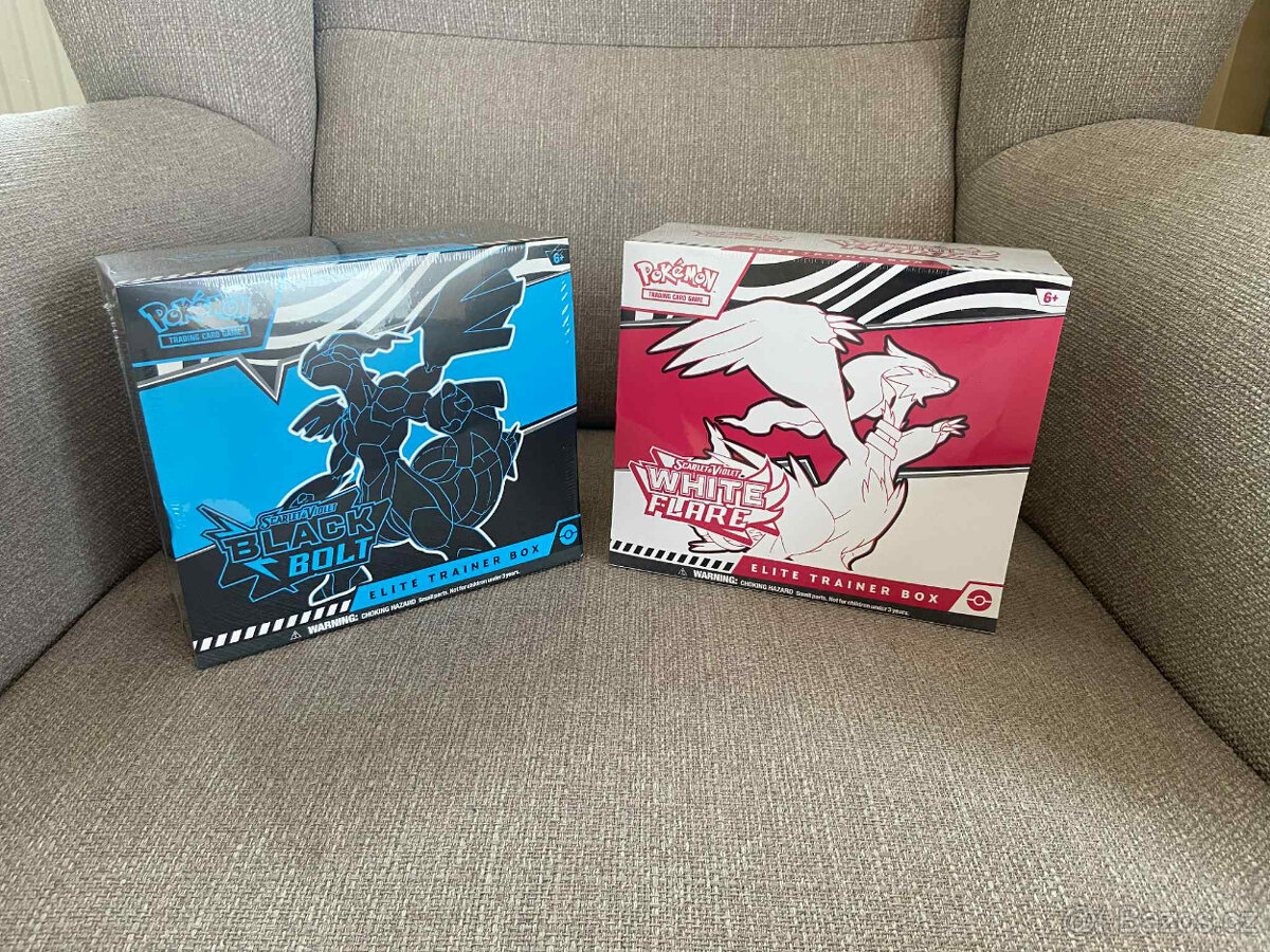 pokemon Black Bolt & White Flare Elite trainer box