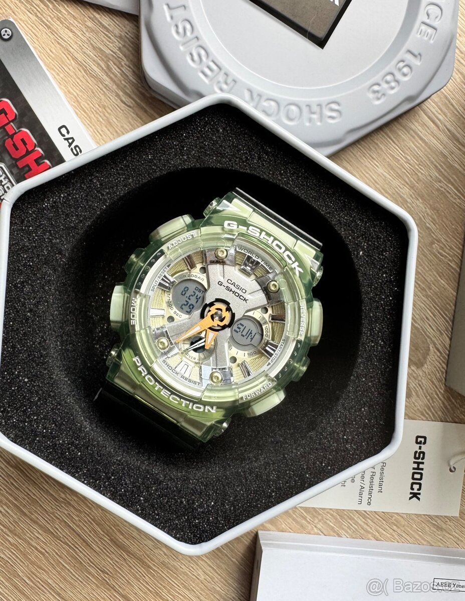 Hodinky Casio G-SHOCK GMA-S120GS-3AER- krásné, nové.