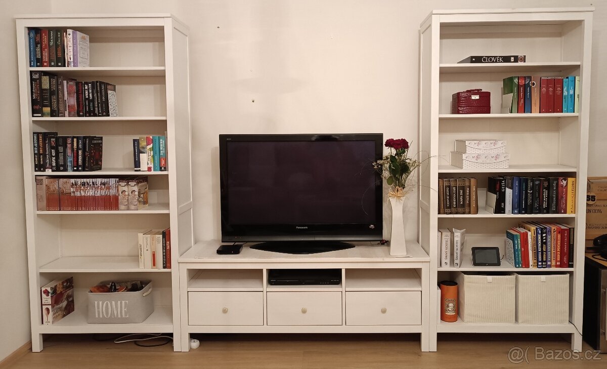 Sestava dvou knihoven a TV stolku