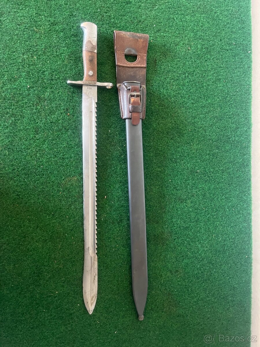 Švajčiarsky bajonet 1935 s pilou