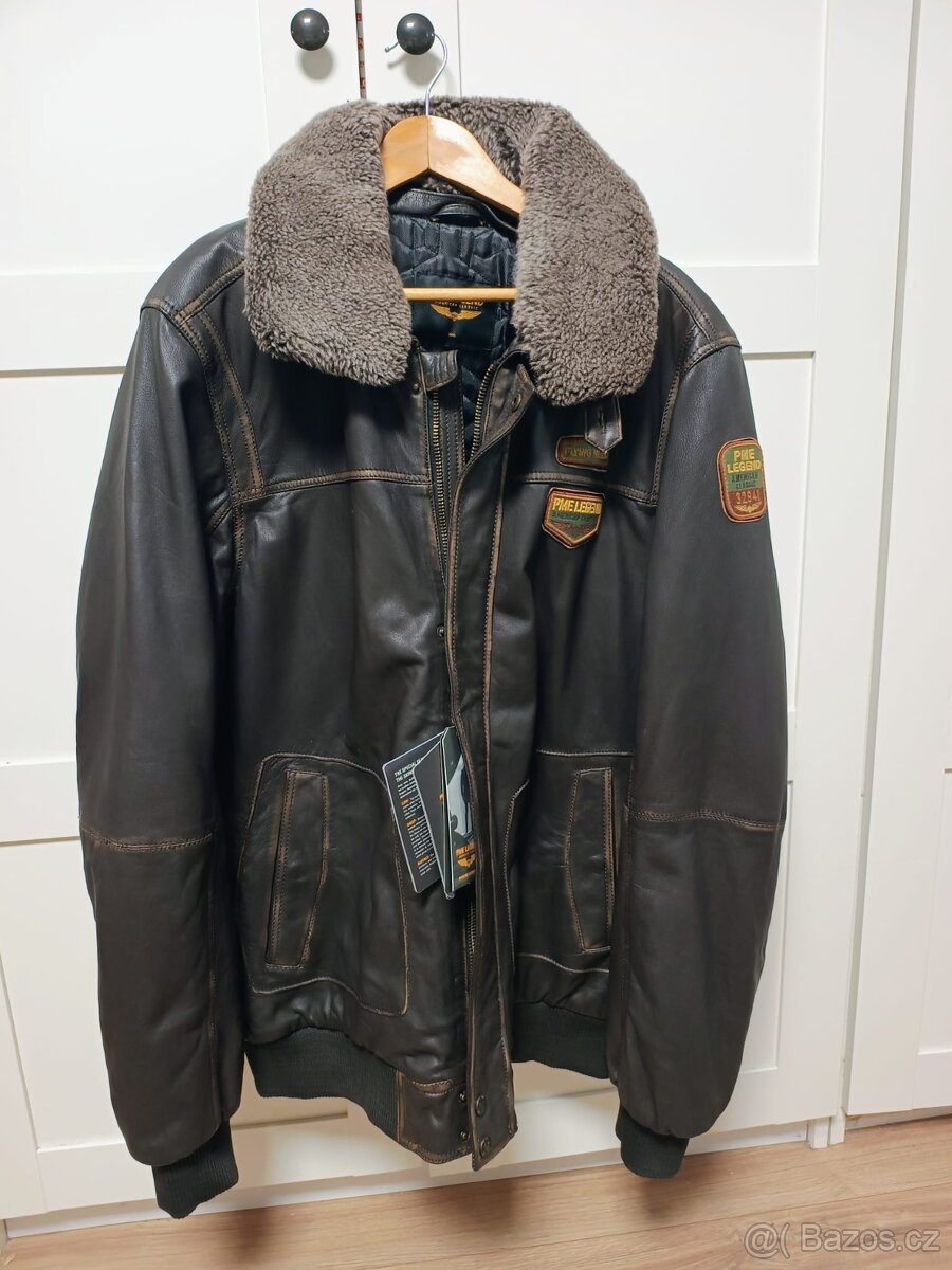 Nová kožená bunda - pilotka PME LEGEND 3xl