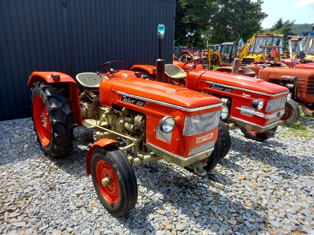 Zetor 2511 po opravě, platné tp, pěkný traktor