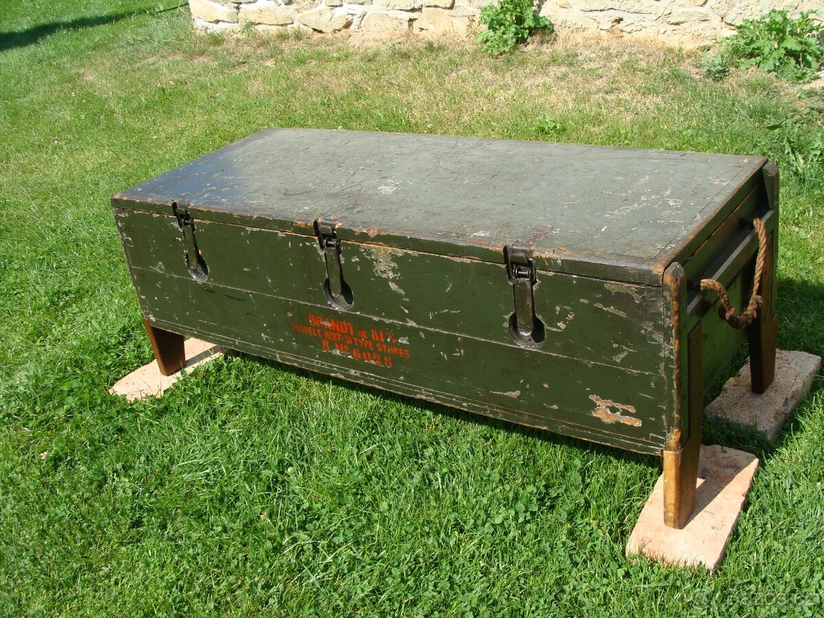 Vojenská bedna BRANDT 81 1927 31 Minomet