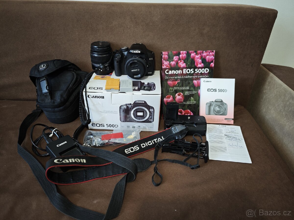 Canon 500D + objektiv 24mm f/2.8 v záruce