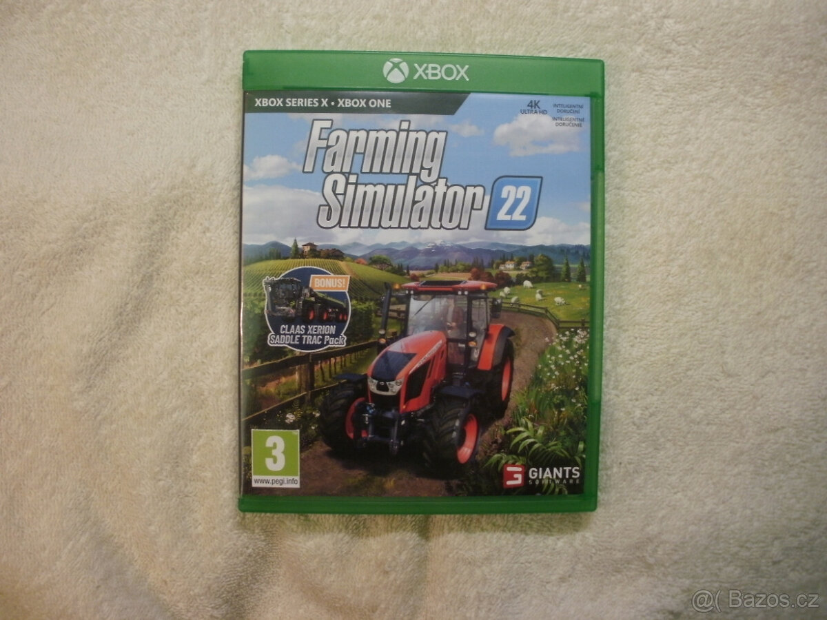 Hra na XBox ONE - Farming Simulator 22 - Český manuál