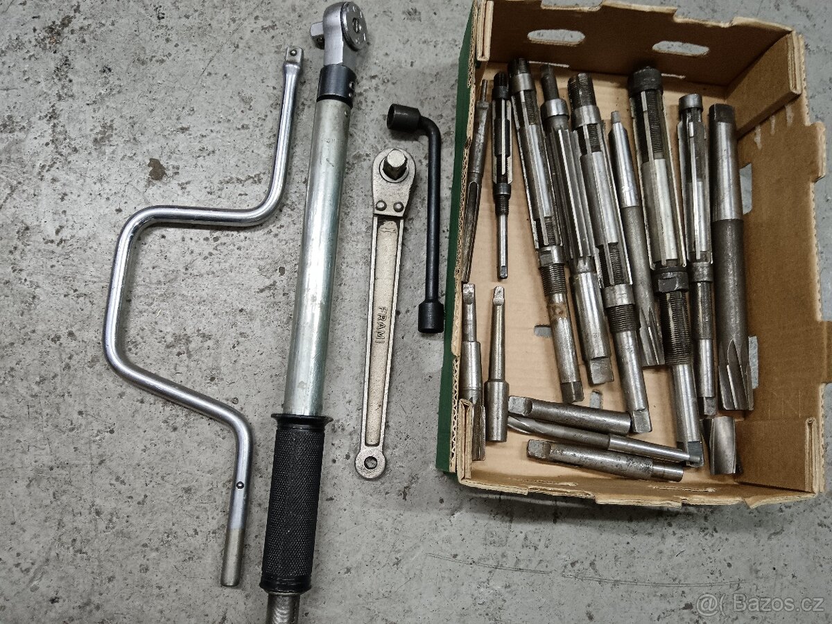 Výstružníky, morse kužely, gola