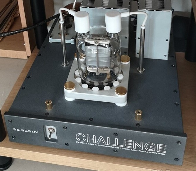 CHALLENGE SE- 833MX - třída A, 2x80W , SINGLE-END TRIODA