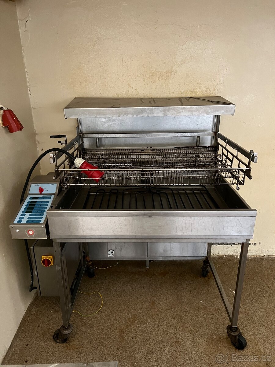 Automatické průmyslové nerezové fritézy na koblihy