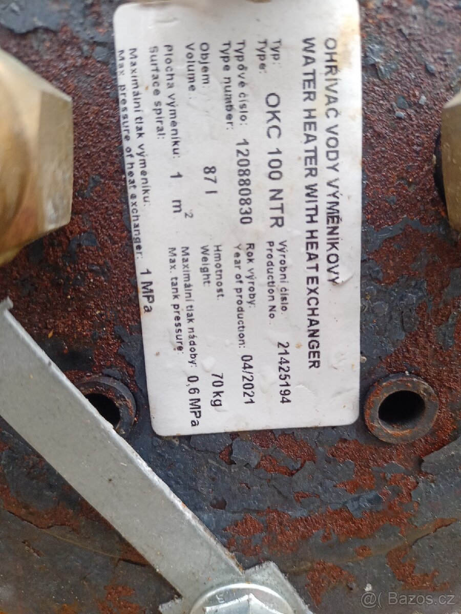 Boiler ohřívač vody výměníkový OKC 100 NTR