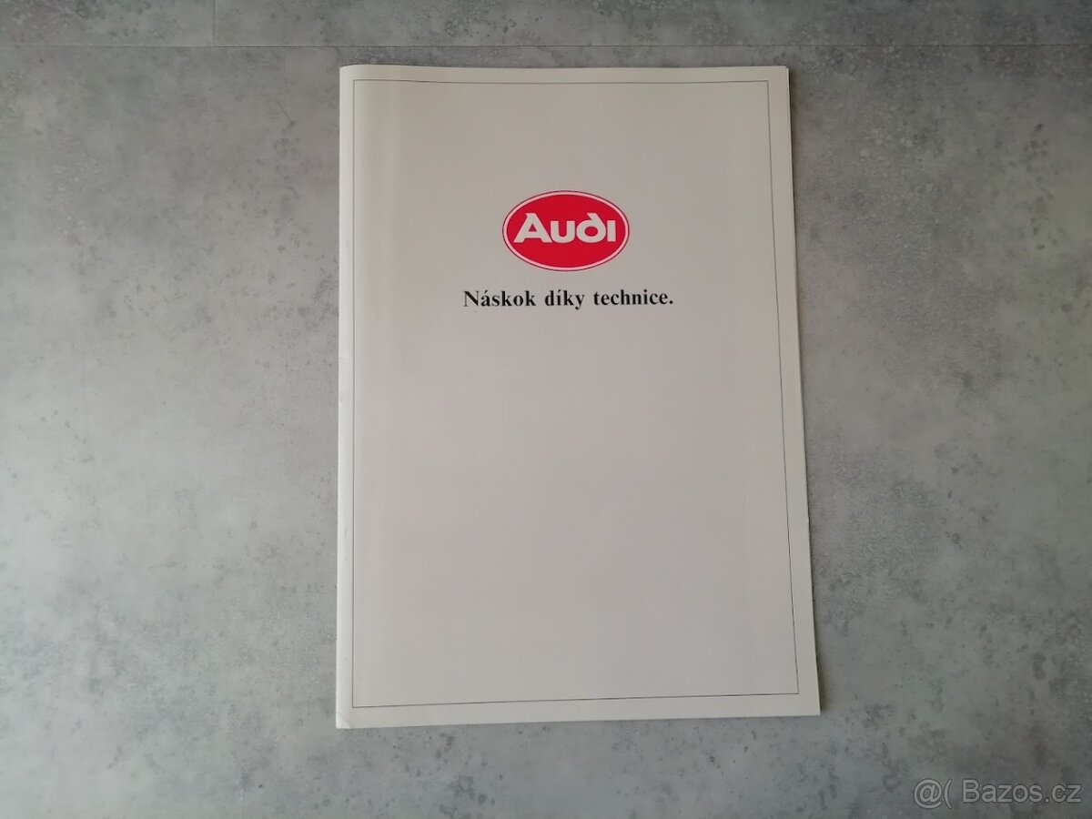 Velký plakát - Audi - náskok díky technice - doprava v ceně