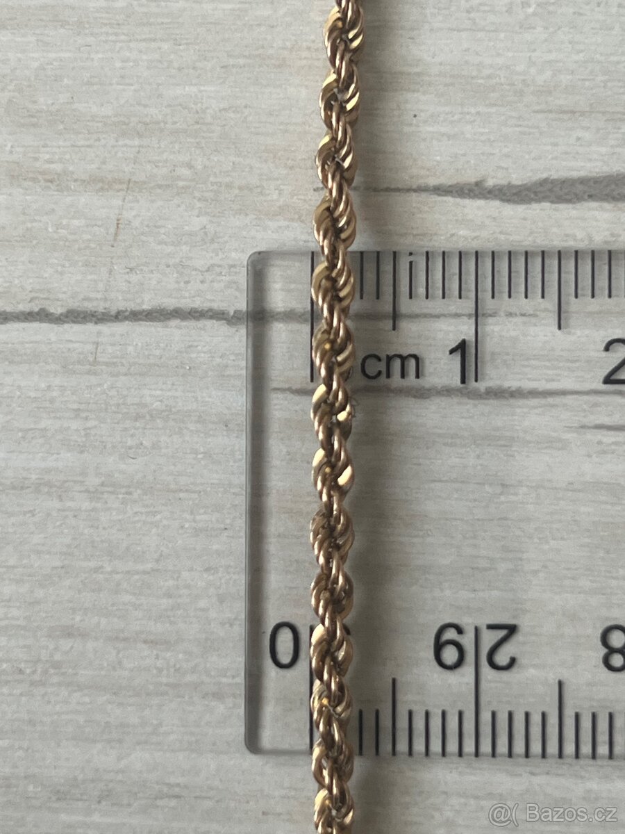 Zlato / zlatý řetízek 14karat