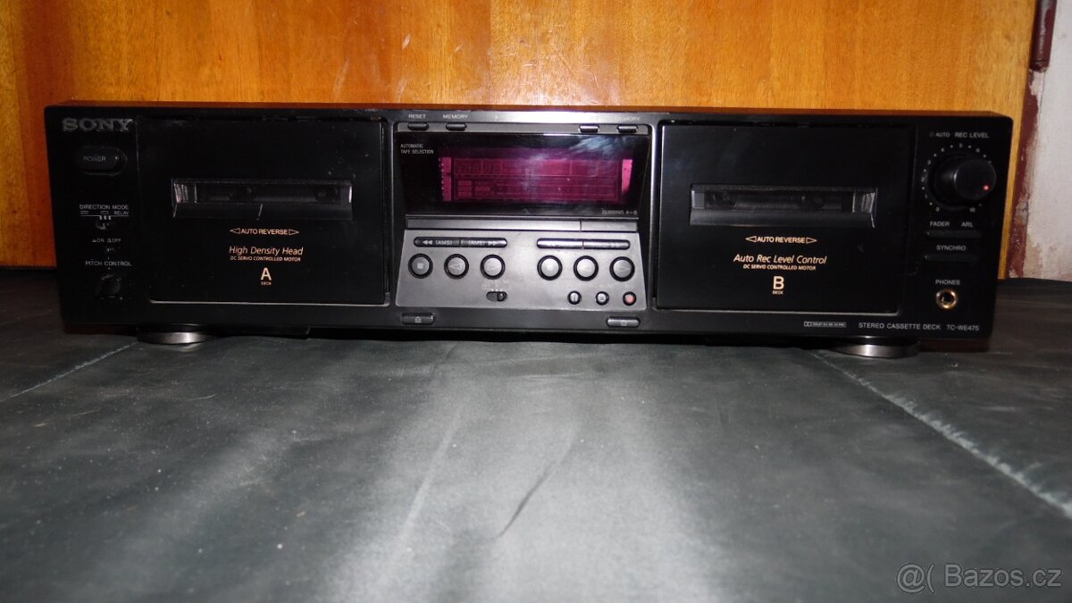 Stereo double cassette tape deck SONY TC-WE475