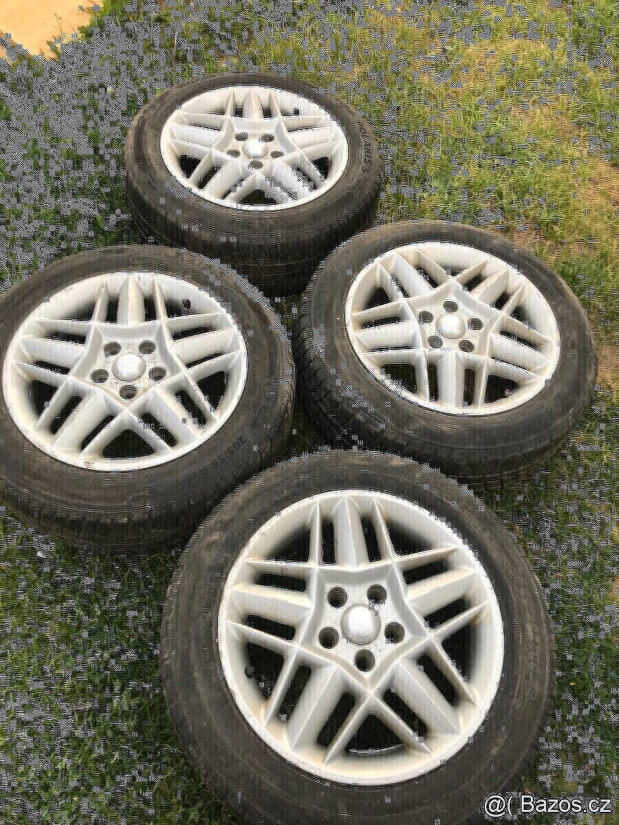 Alu kola 16” 5x108 a zimní pneu 205/55/R16
