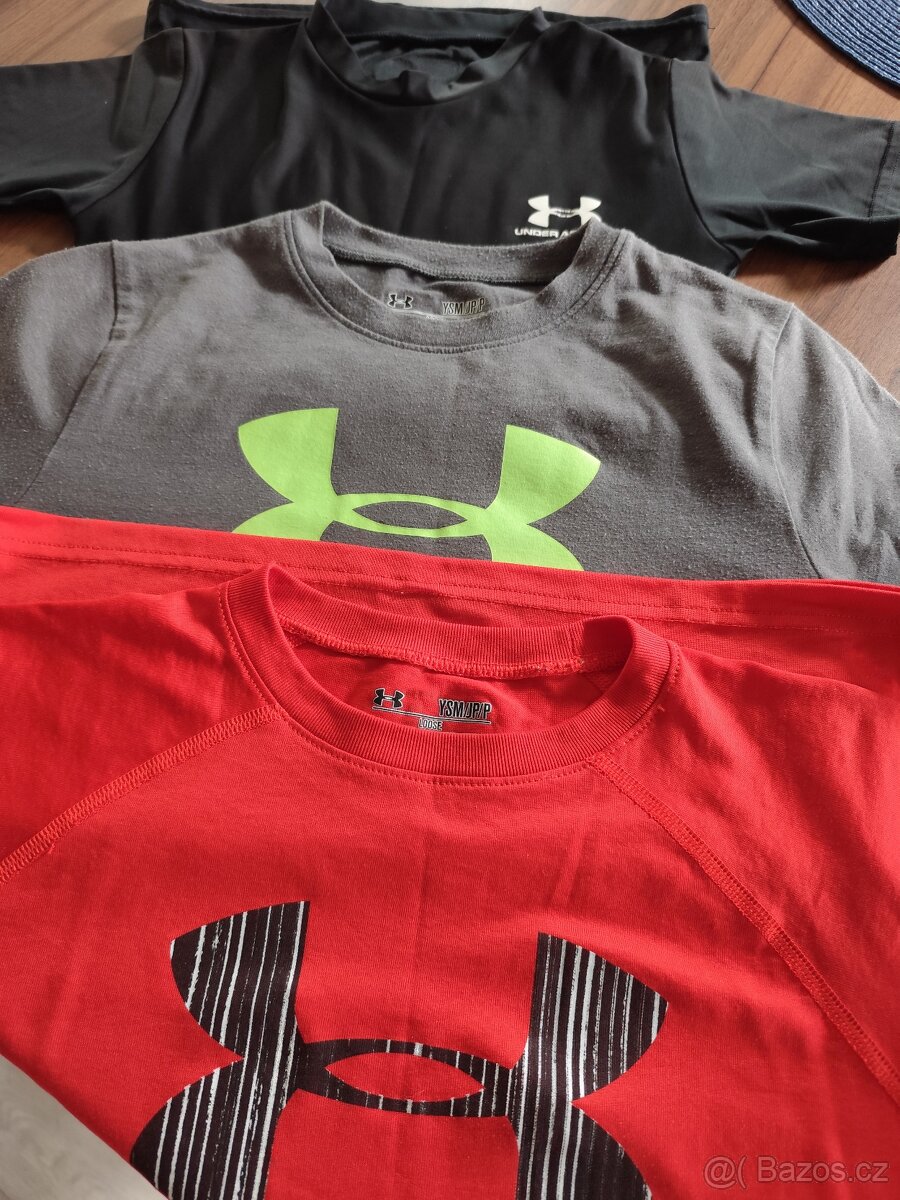 Under Armour 3 set triček vel YSM