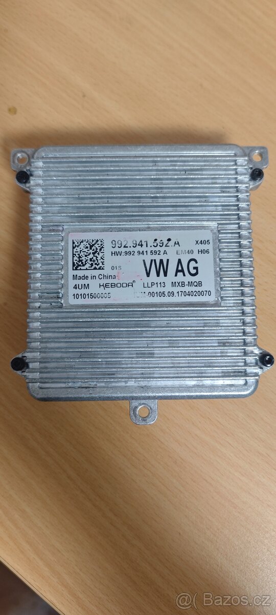 ŘÍDÍCÍ JEDNOTKA 992941592A PRO LED SVĚTLA Volkswagen group