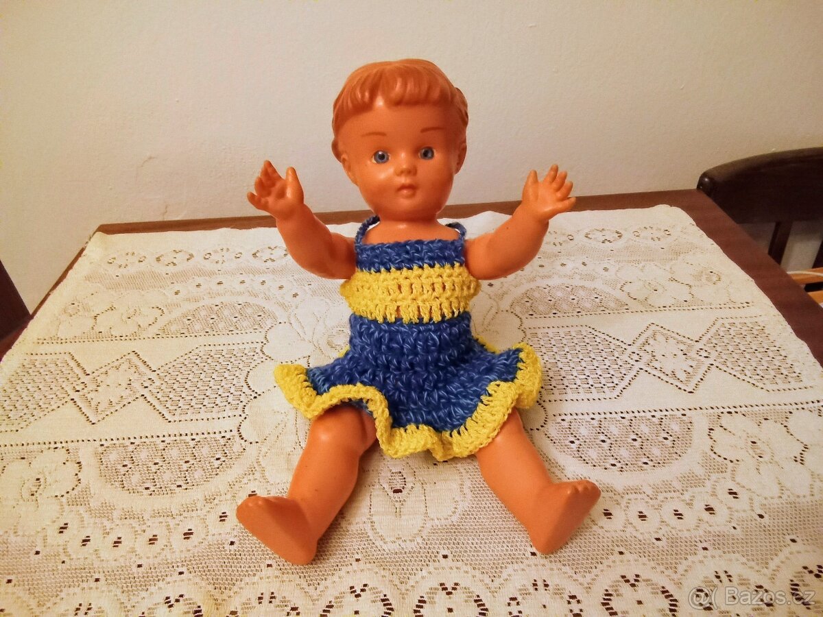 Retro, gumová panenka - Zuzanka