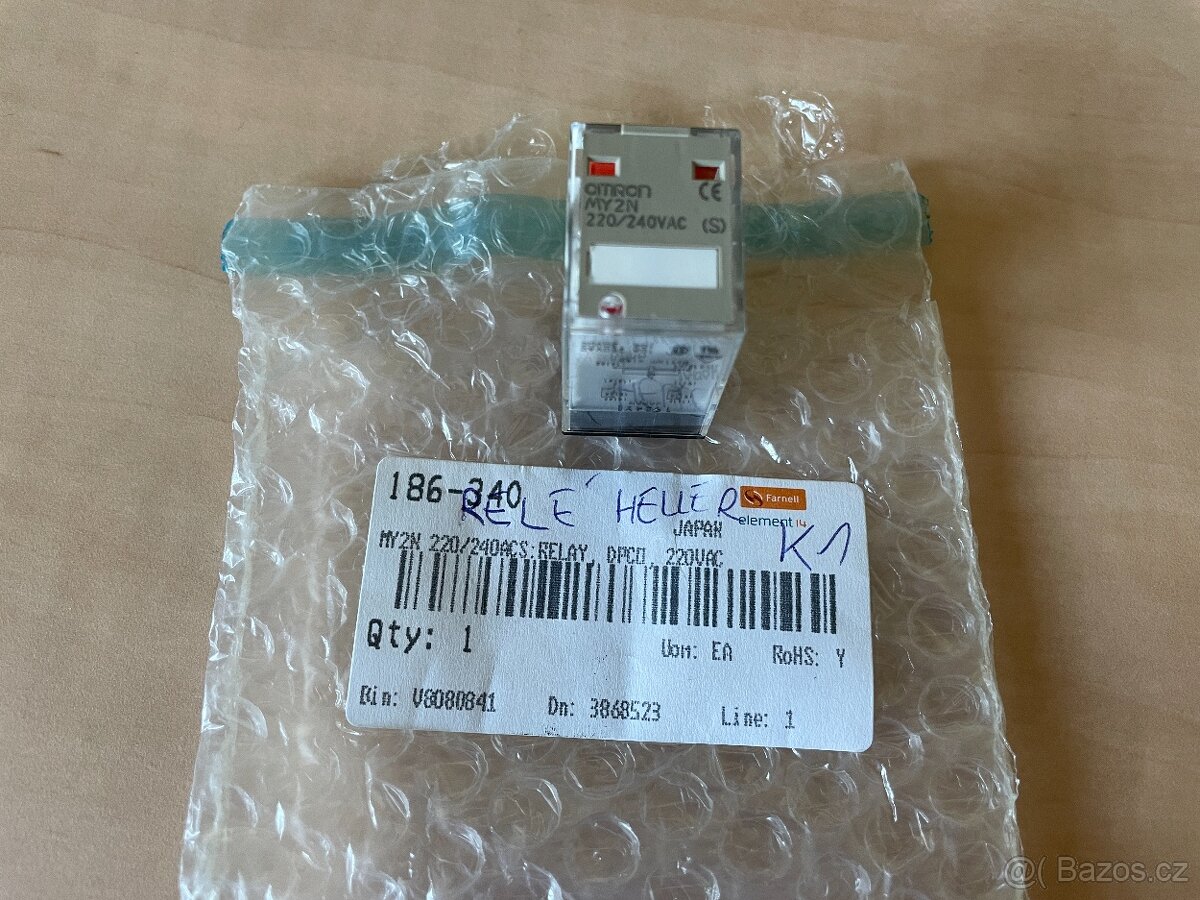 Relé Omron MY2N 220/240VAC