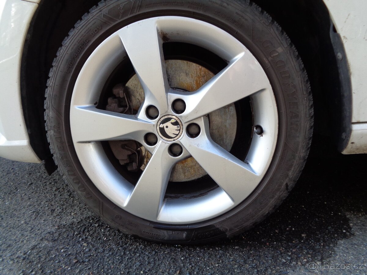 škoda fabia a rapid 16 alu 5x100 zimní