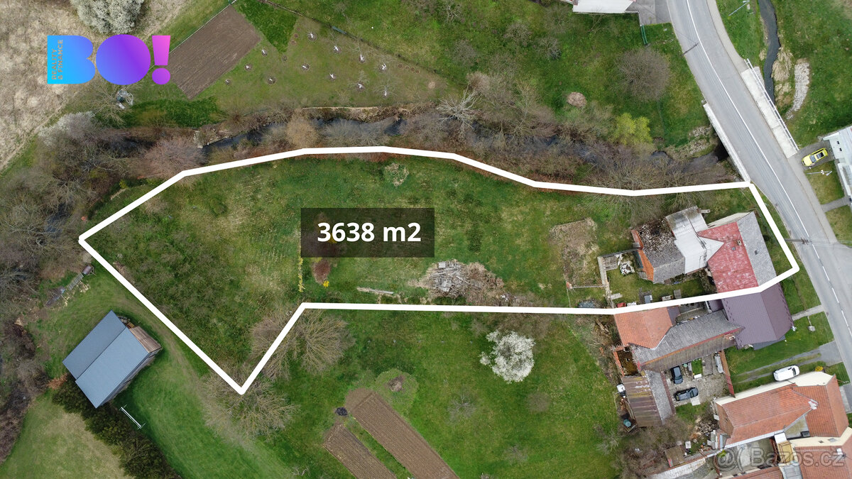 Prodej pozemku pro bydlení, 3 638 m², Blazice