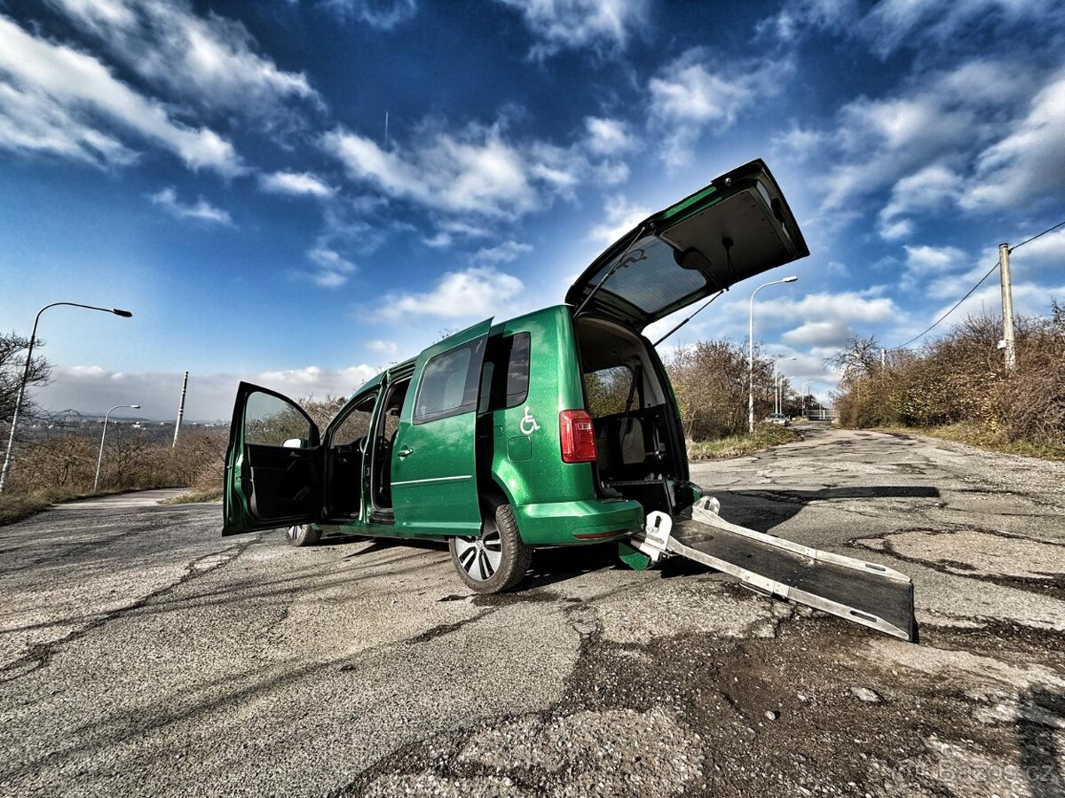 Caddy maxi 2.0.tdi,r2017, nájezd rampa pro vozíčkáře ZTP