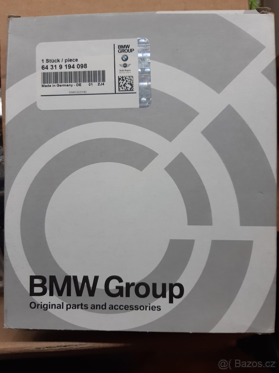 BMW KABINOVÝ FILTR 64319194098 ORIGINÁL