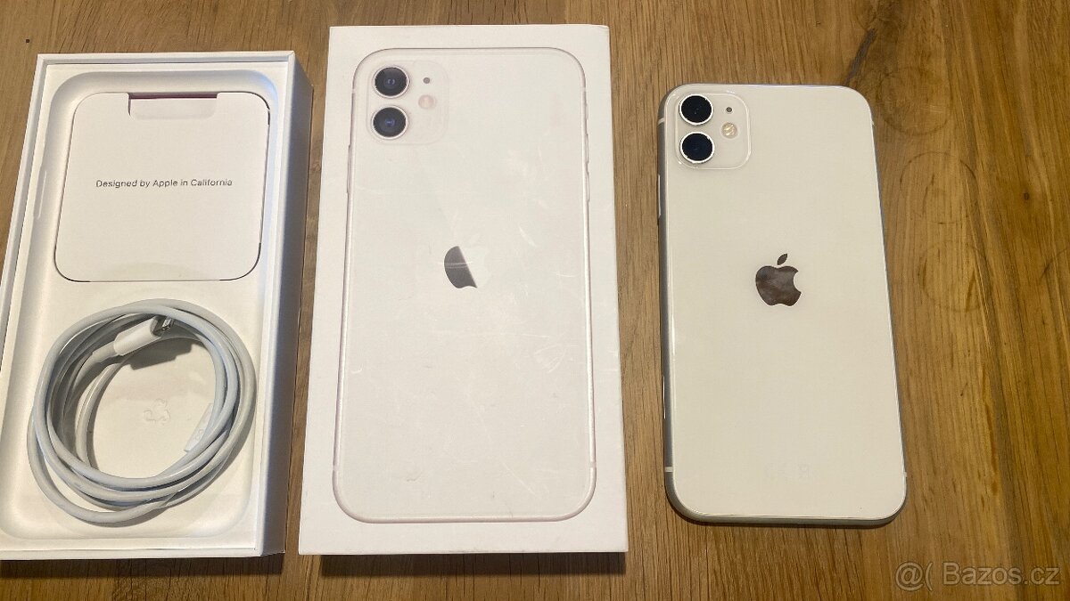 iPhone 11 64GB bily, dobry stav