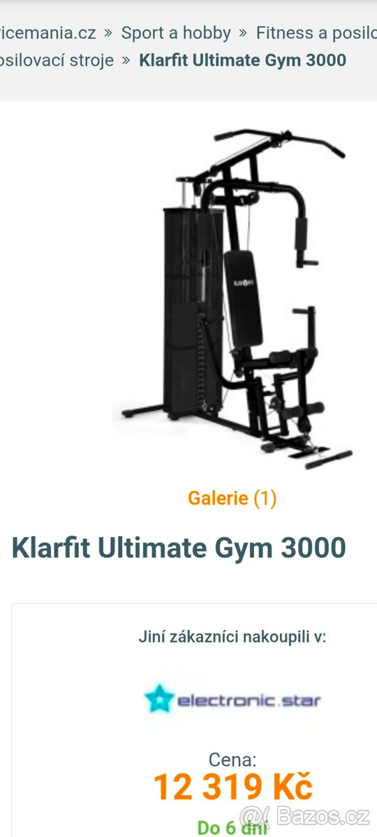 Posilovací věž Klarfit