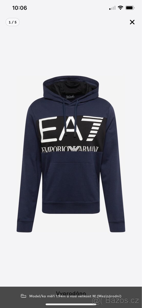 EA7 Emporio Armani Mikina