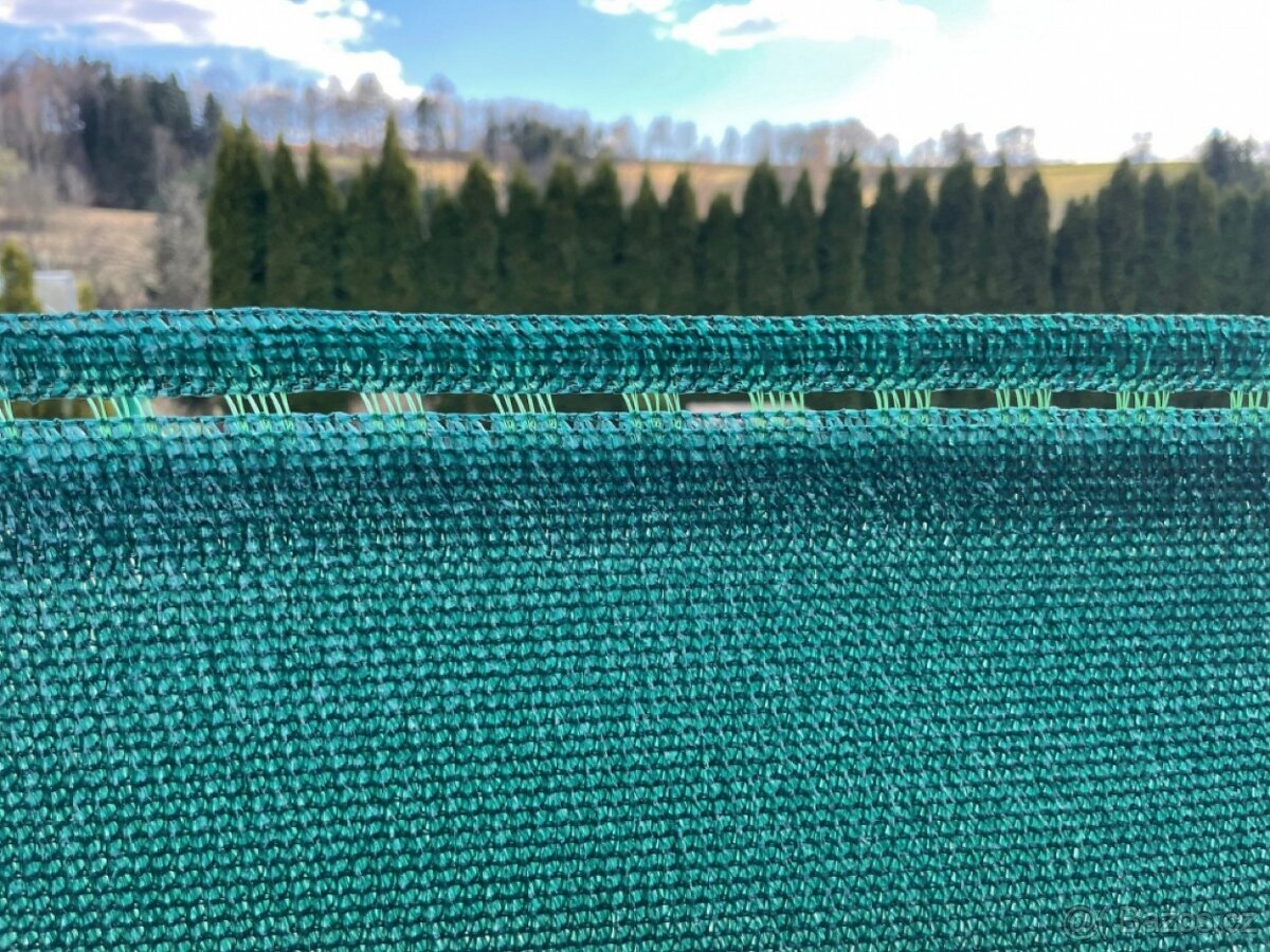Stínící síť tkanina rašlový úplet, šířka 2m, délka 90m