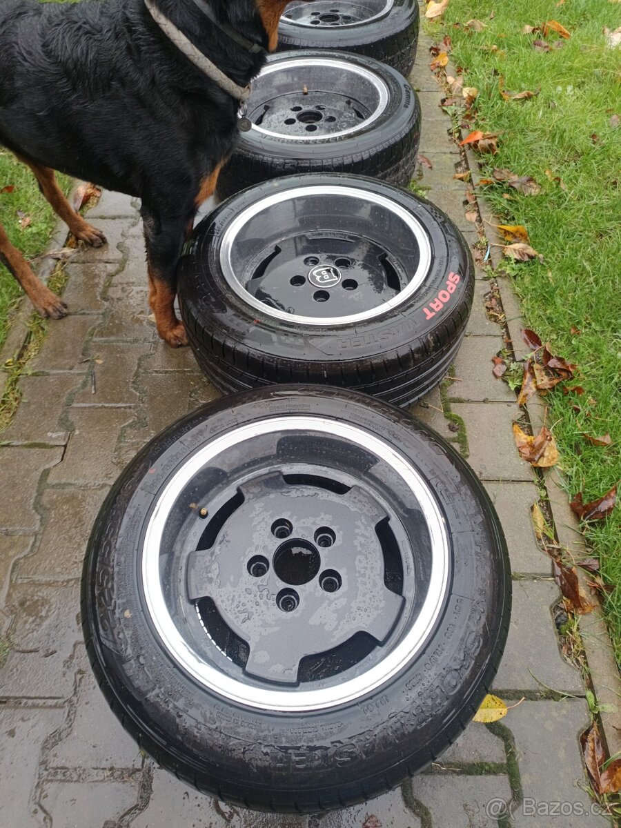 BMW 5x120 old school, límcová sada Borbet CW  , dvojí šíře.