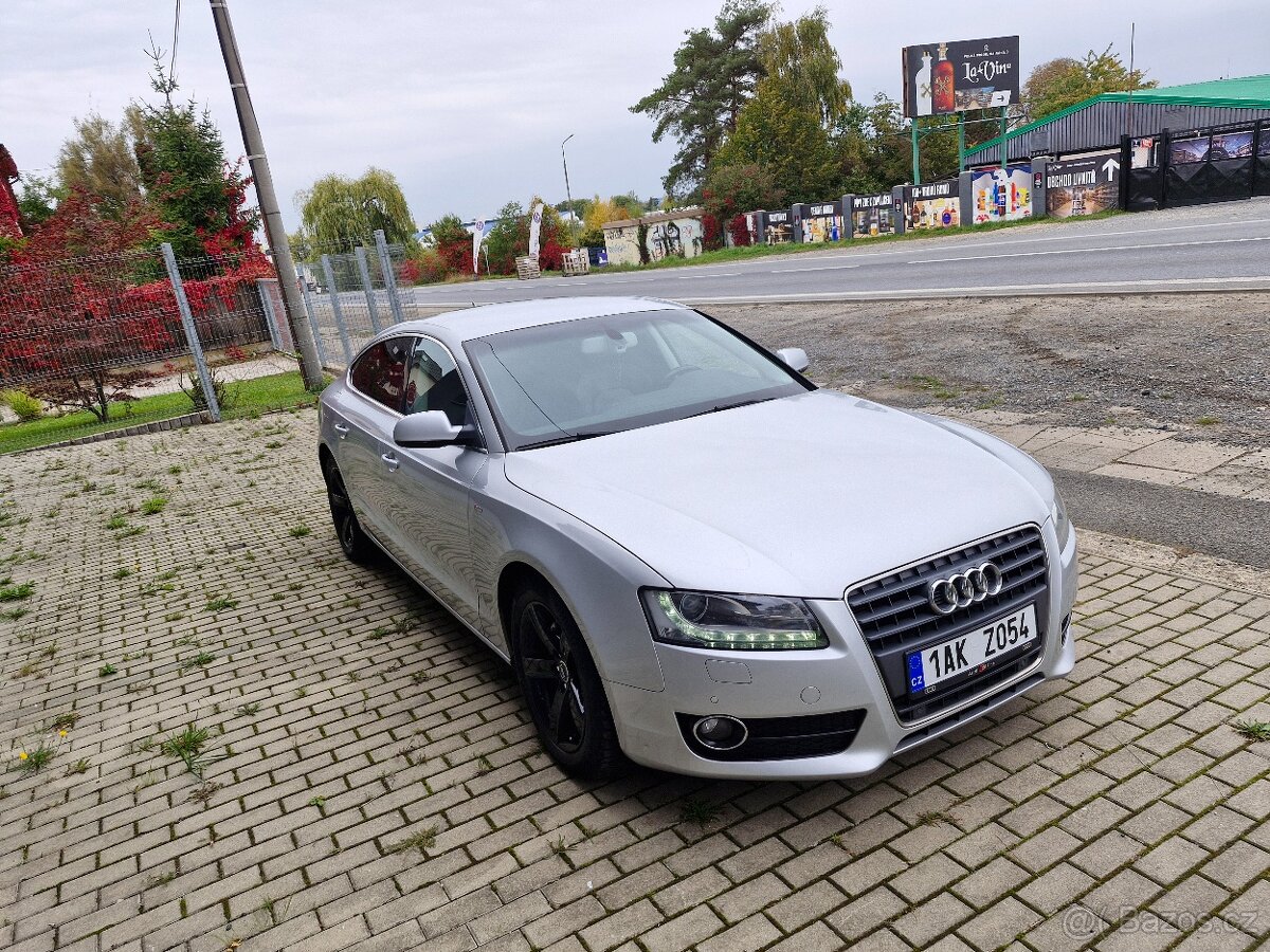 Audi A5 Sportback 2.7TDI 190PS M.2010 NAVI KŮŽE TOP STAV