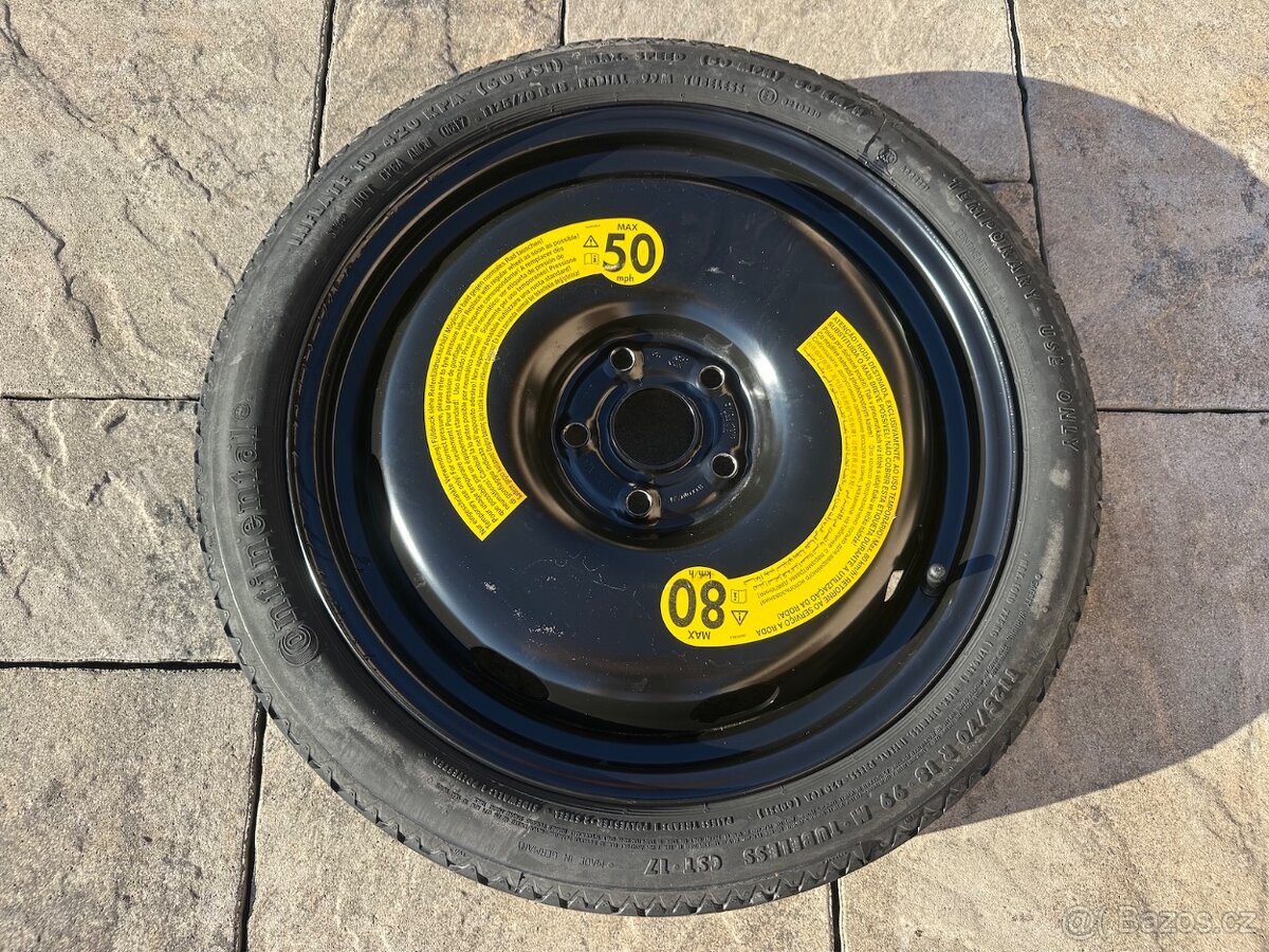 Úzké dojezdové kolo 5x112 na Škoda, VW, Seat, Audi