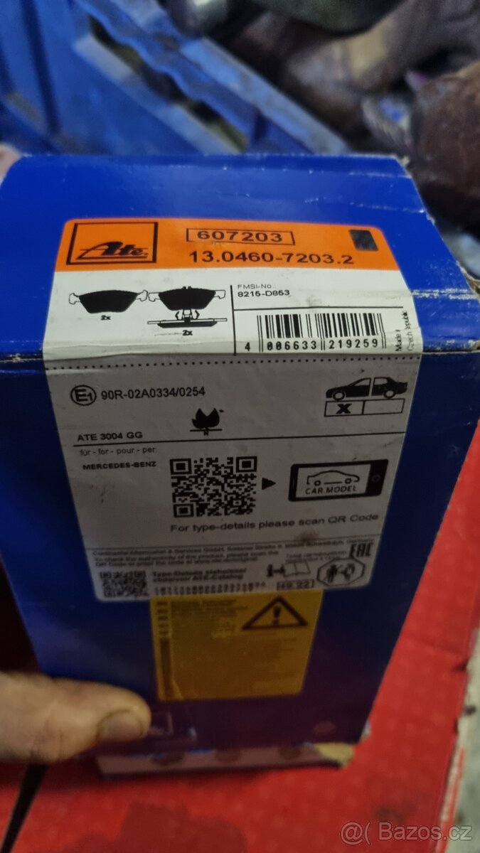 Brzdové destičky Mercedes