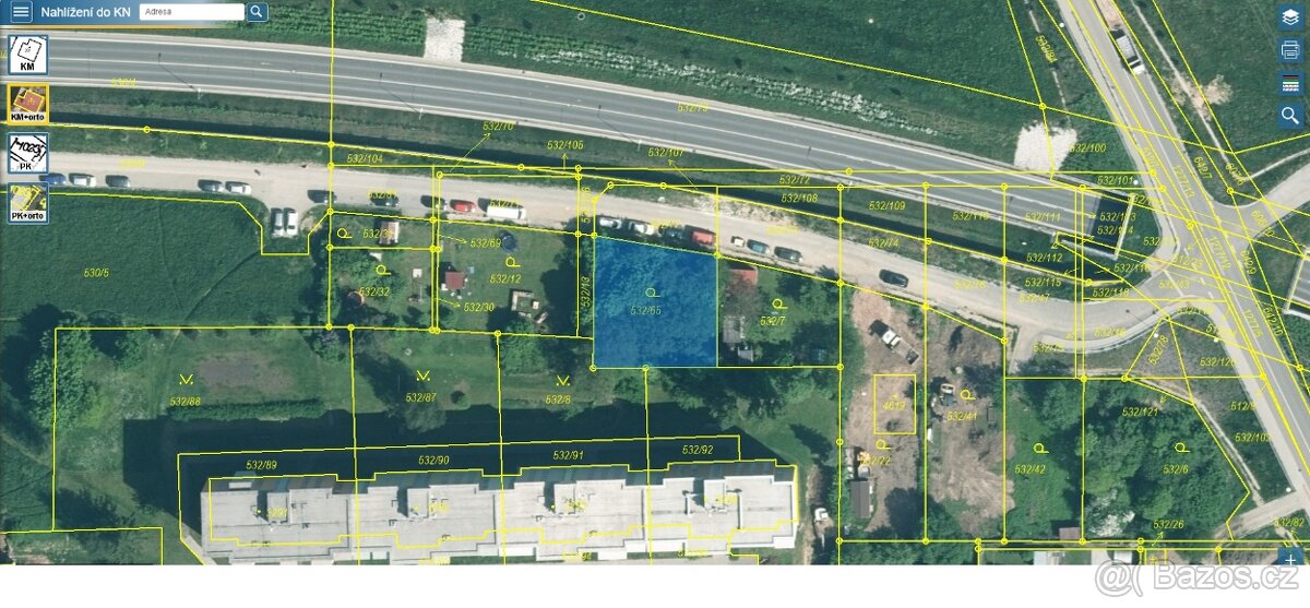 Pozemek Strakonice blízko centra