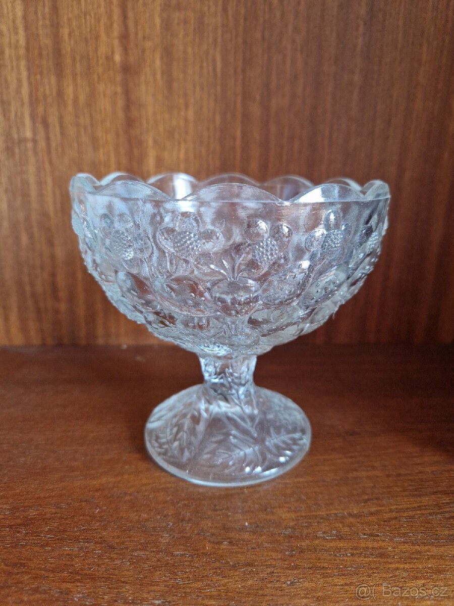 Retro skleněné misky J. Inwald