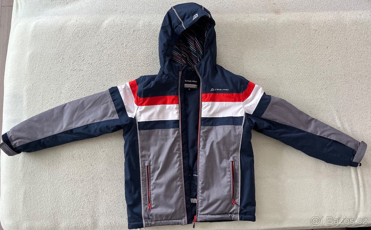 Dětská lyžařská bunda Alpine Pro kids PTX SNOW vel.152/158