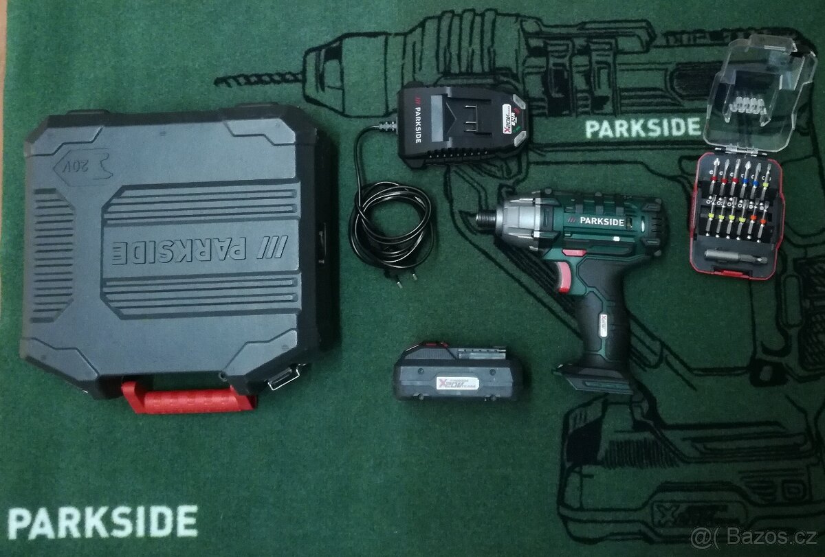 Aku rázový utahovák PARKSIDE