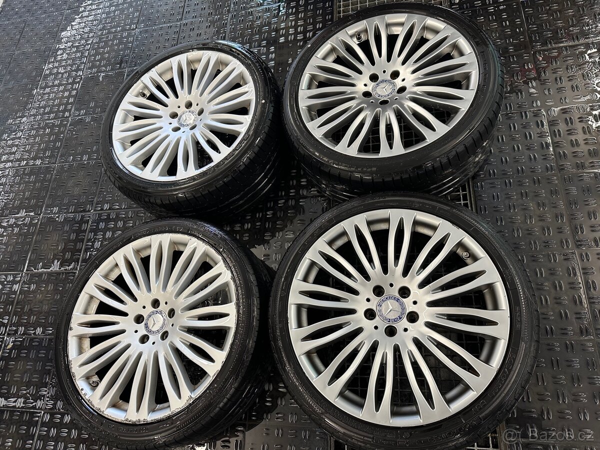 Alu Mercedes 5x112 R20, S Klasse W222, letní pneu