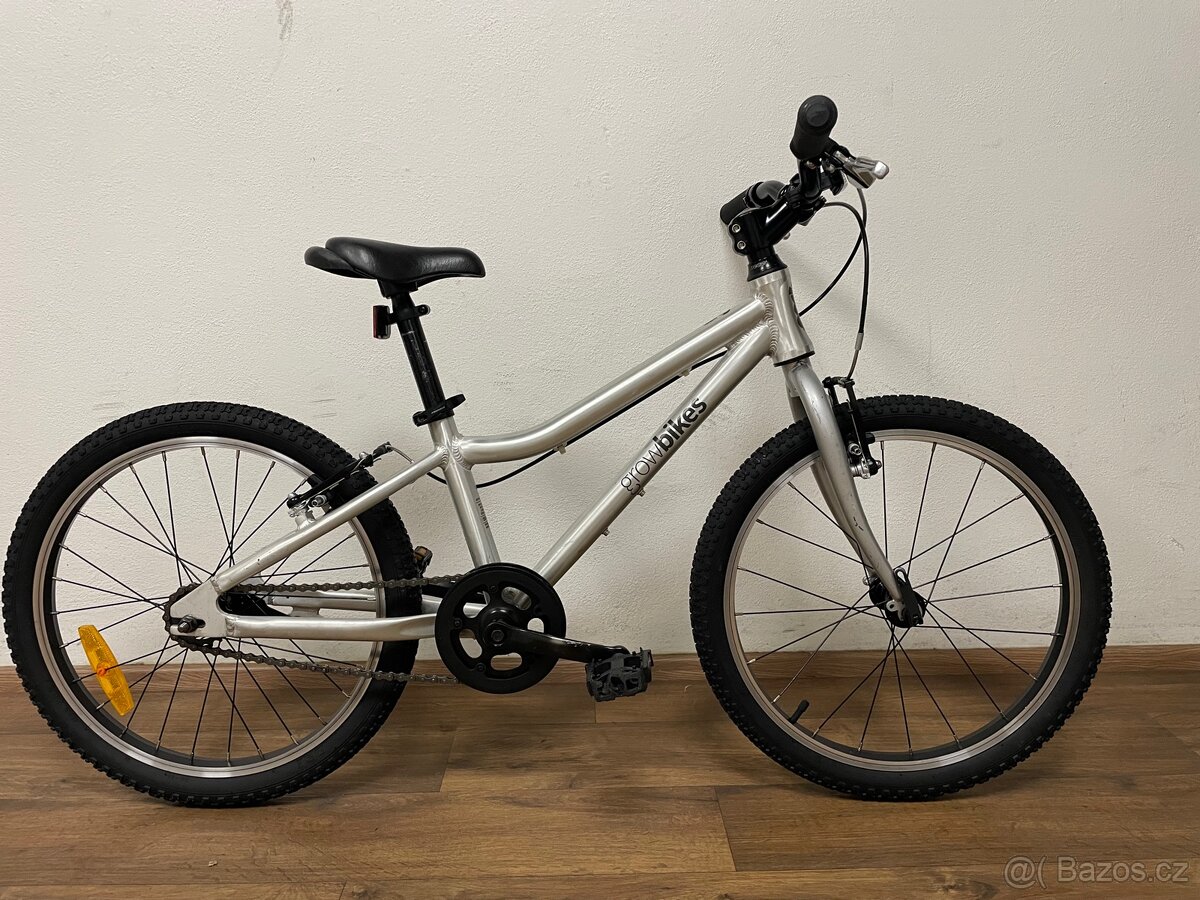 Dětské kolo Growbikes 20” stříbrné