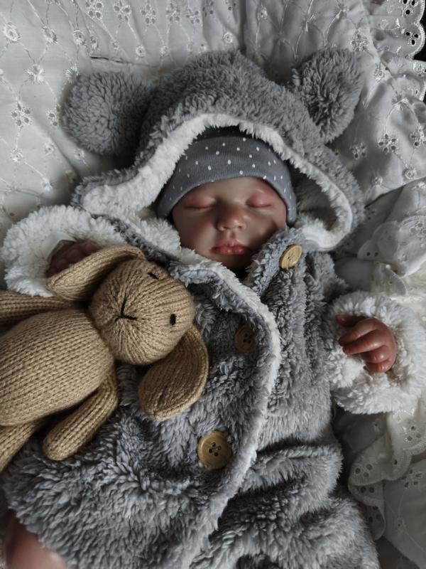 Huňatý kabátek s oušky