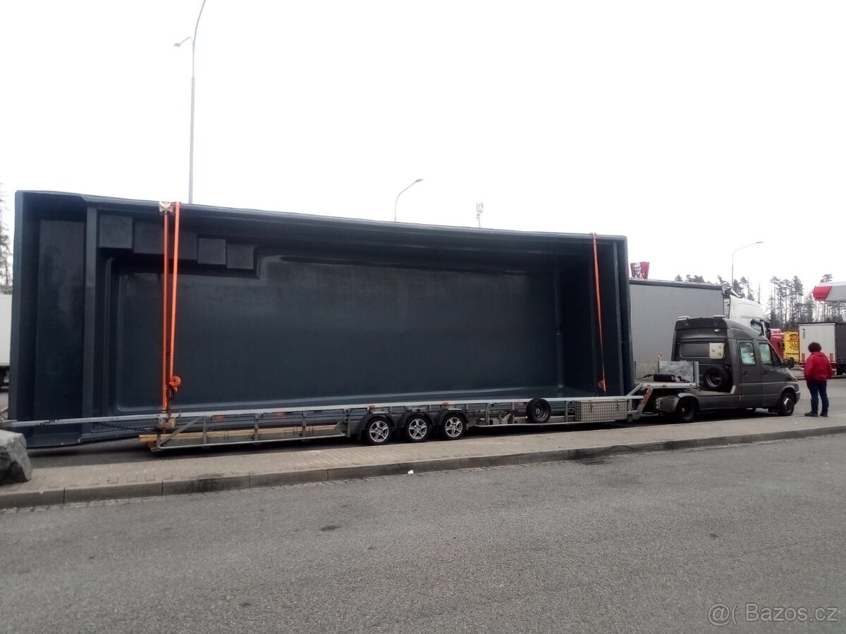 Návěs na Bazény , Loďě , 3 osý  12m