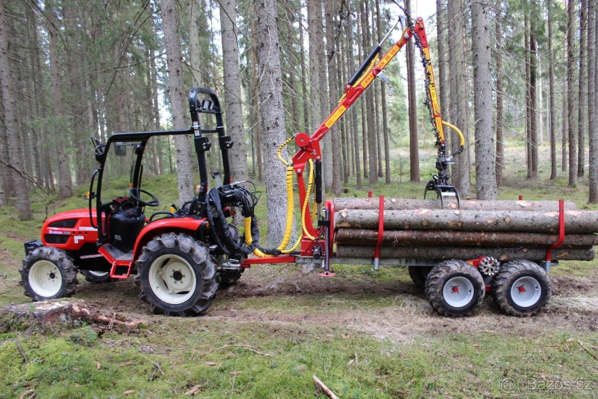 vyvážečka s pohonem kol za ATV, traktor