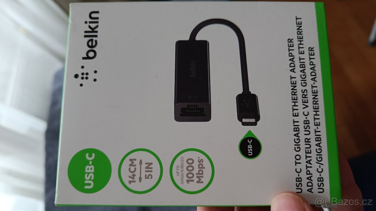 Redukce USB C Ethernet