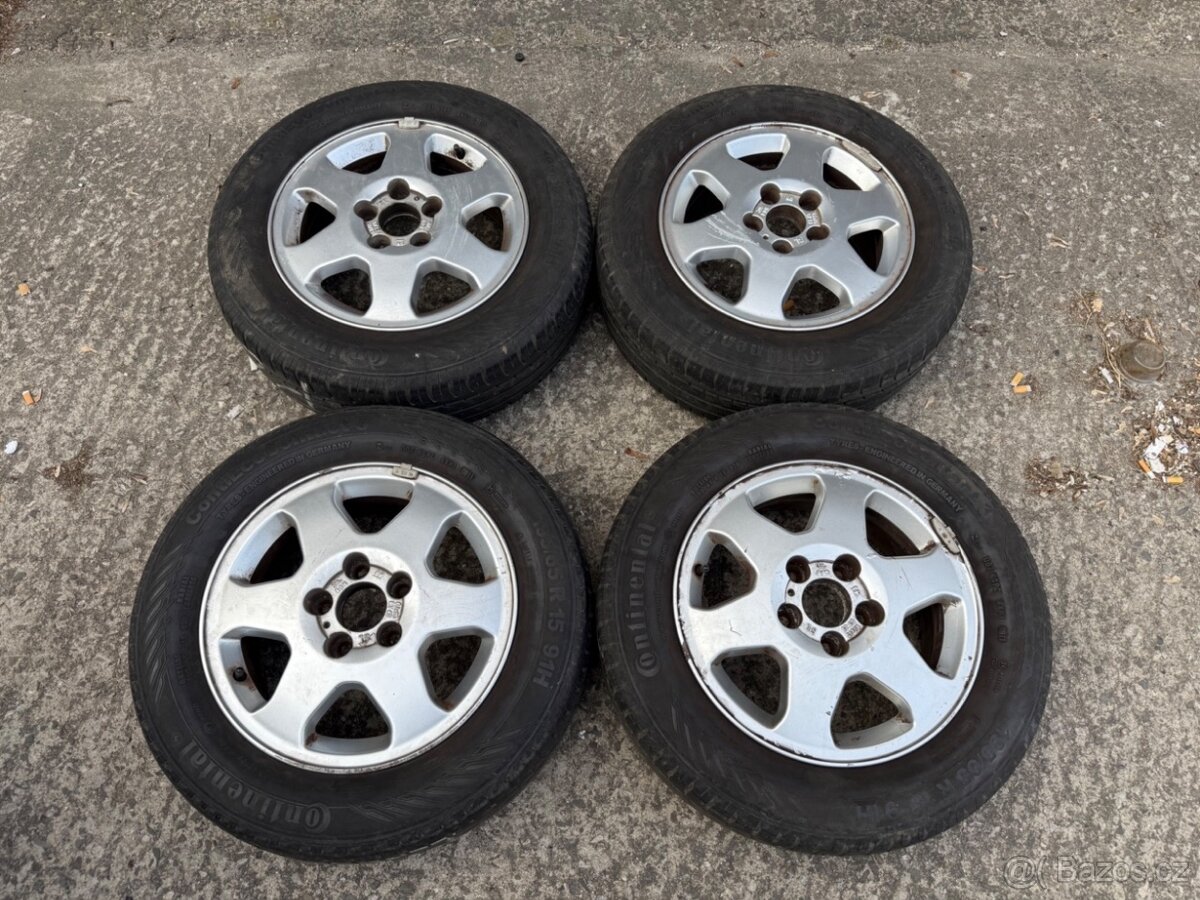 15" originál OPEL - 5x110 - 195/65/15 - vzorek 5mm