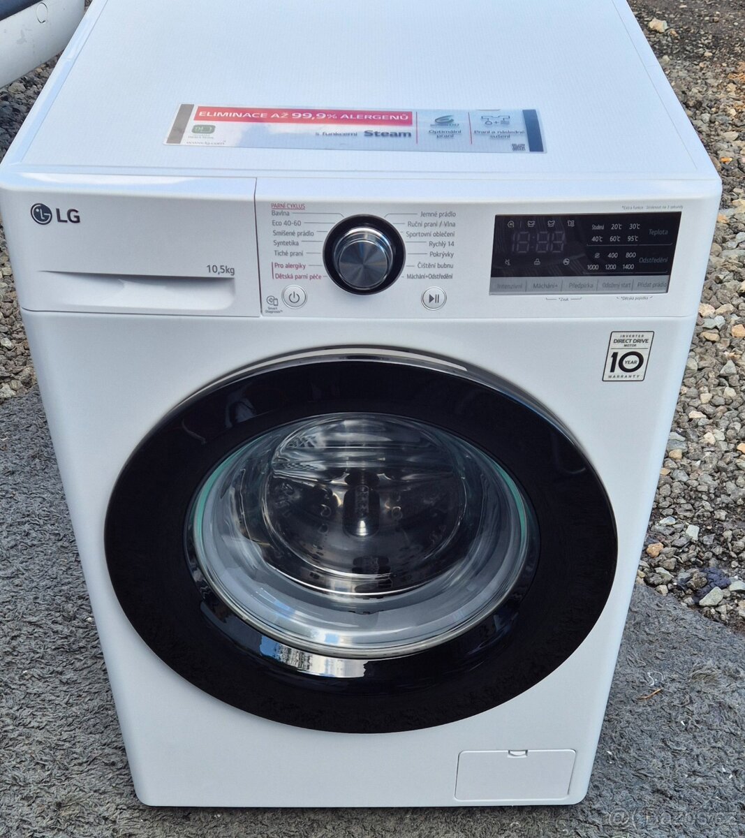LG A+++ NA 10 KG ZÁRUKA DOPRAVA INSTALACE PŘEDVEDENÍ